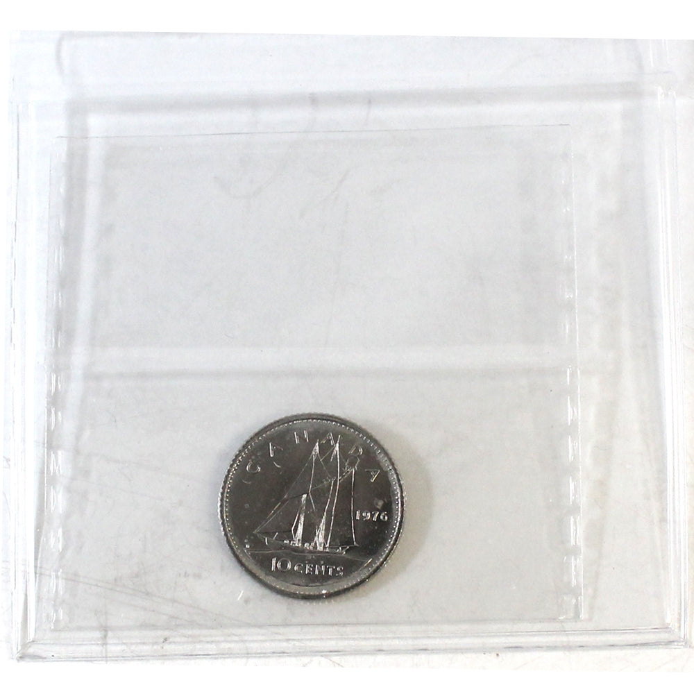 1976 Canada 10-cents ICCS Certified MS65