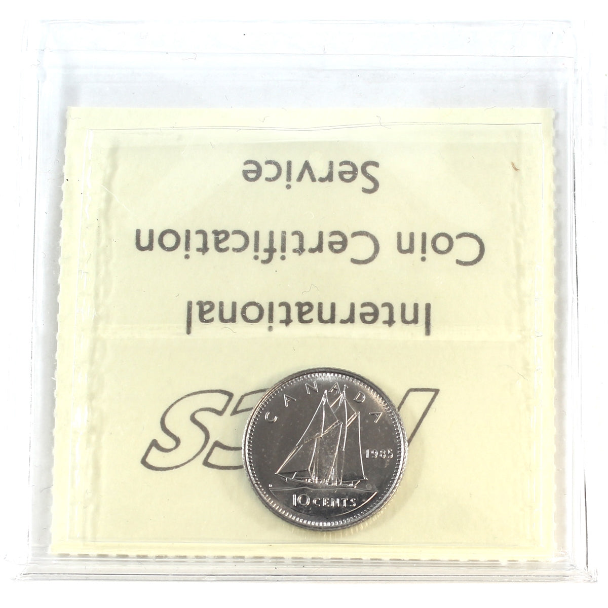 1985 Canada 10-cents ICCS Certified MS-64