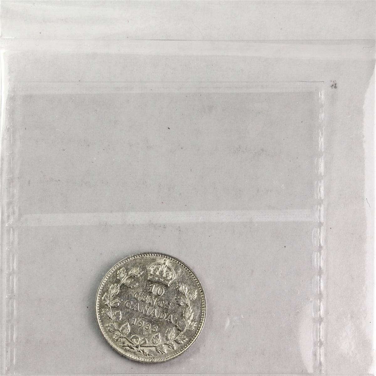 1933 Canada 10-cents ICCS Certified VF30