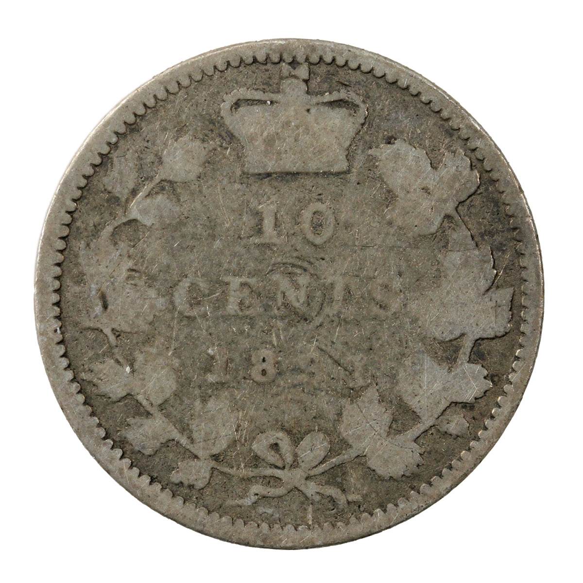 1891 22 Leaves Canada 10-cents About Good (AG3)