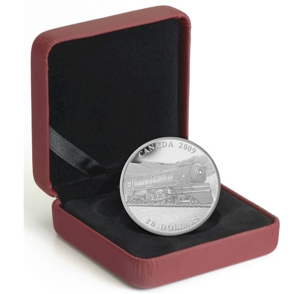 2009 $20 Great Canadian Locomotives - Jubilee Fine Silver (No Tax)