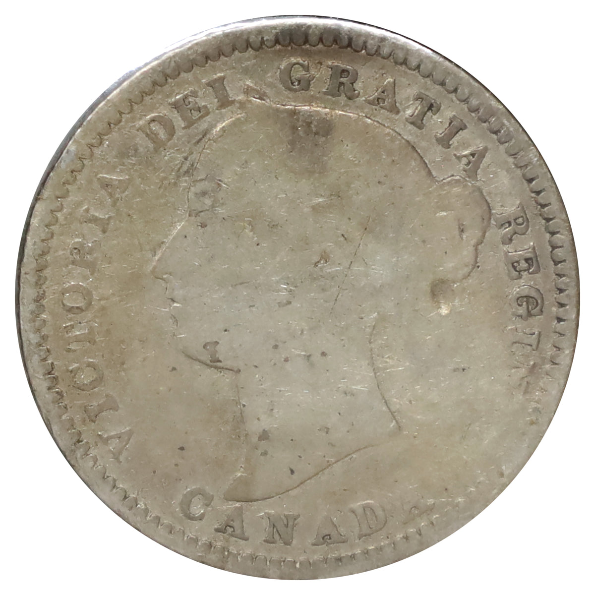 1891 21 Leaves Canada 10-cents Good (G4)