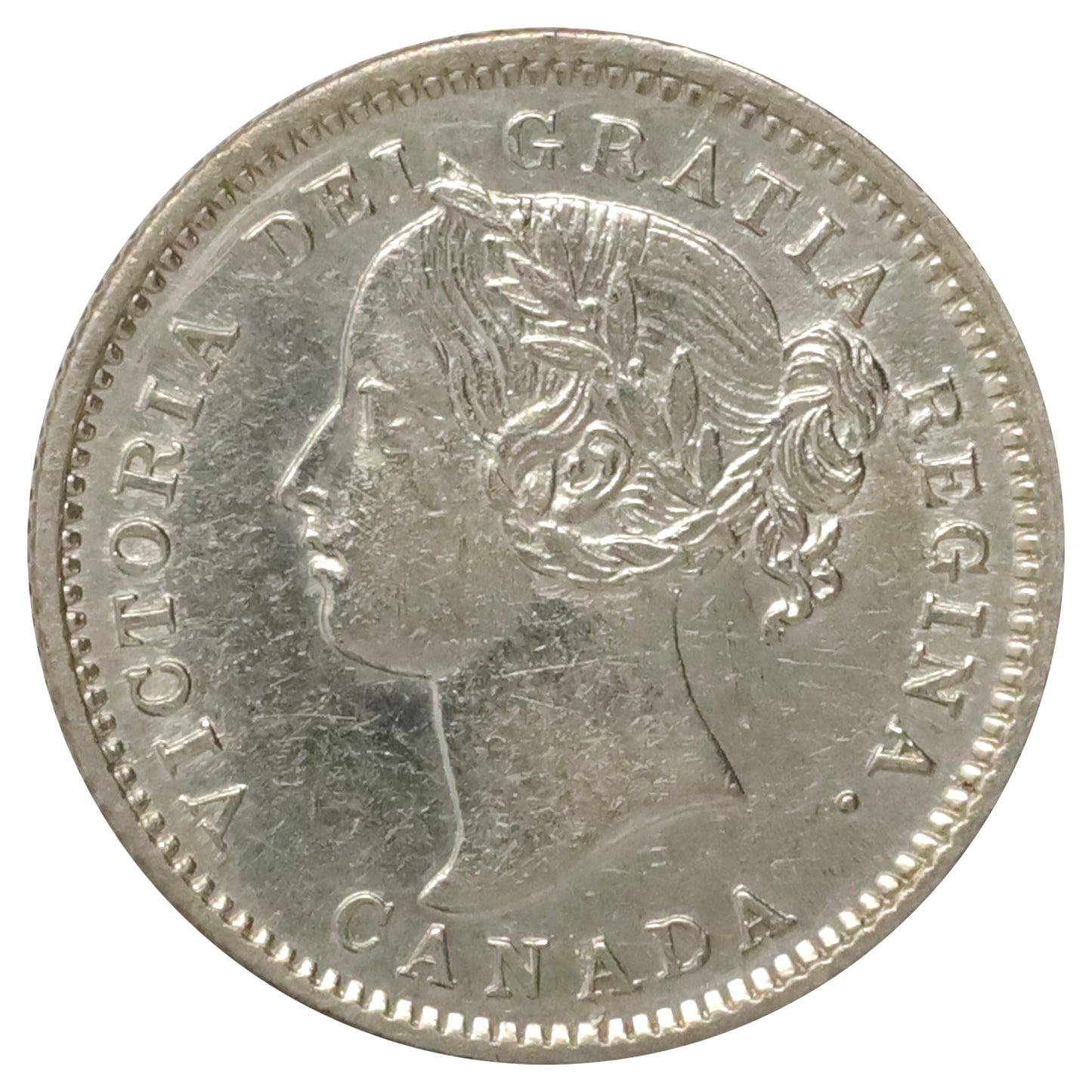 1871H Canada 10-cents EF-AU (EF45) $
