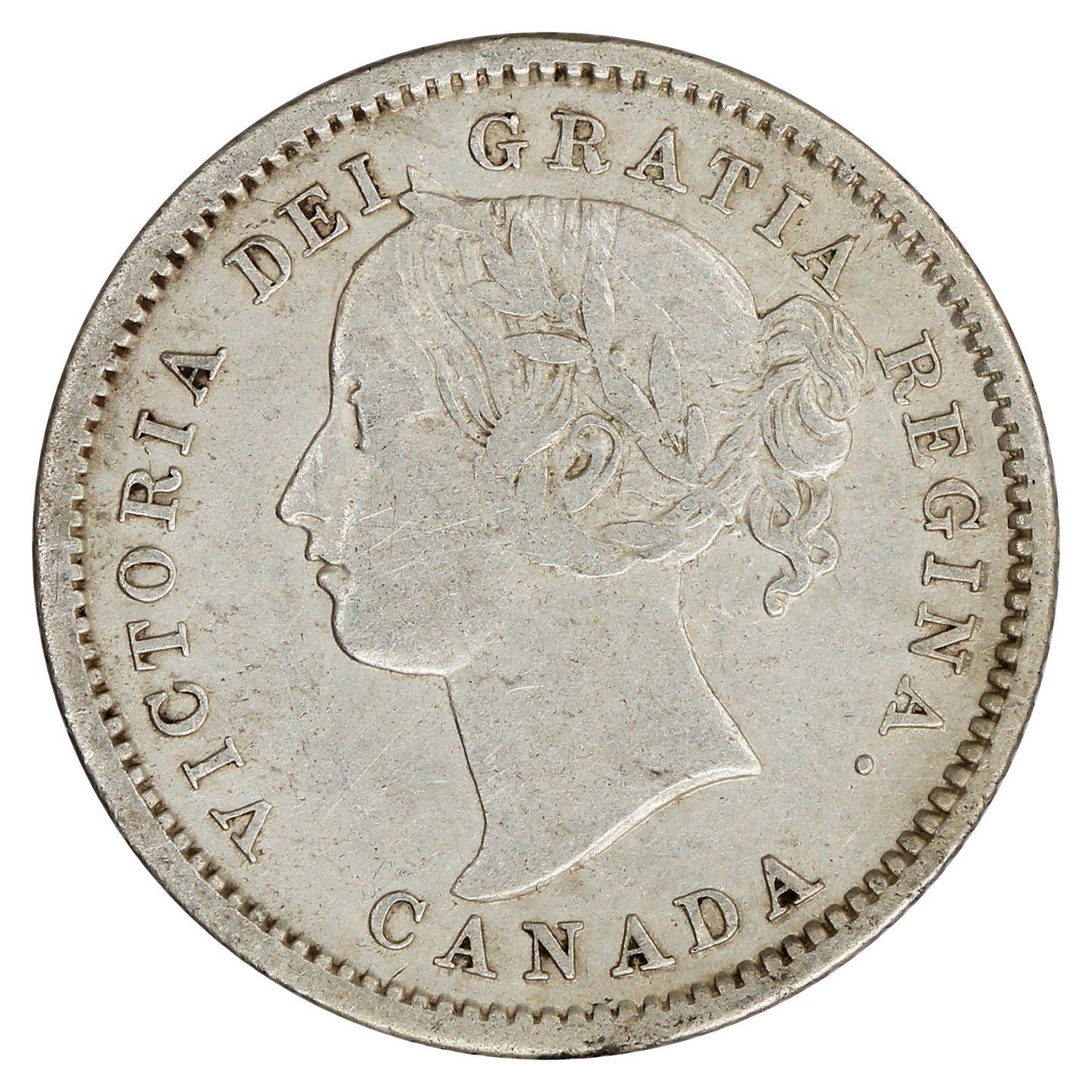 1871 Canada 10-cents VF-EF (VF30) $
