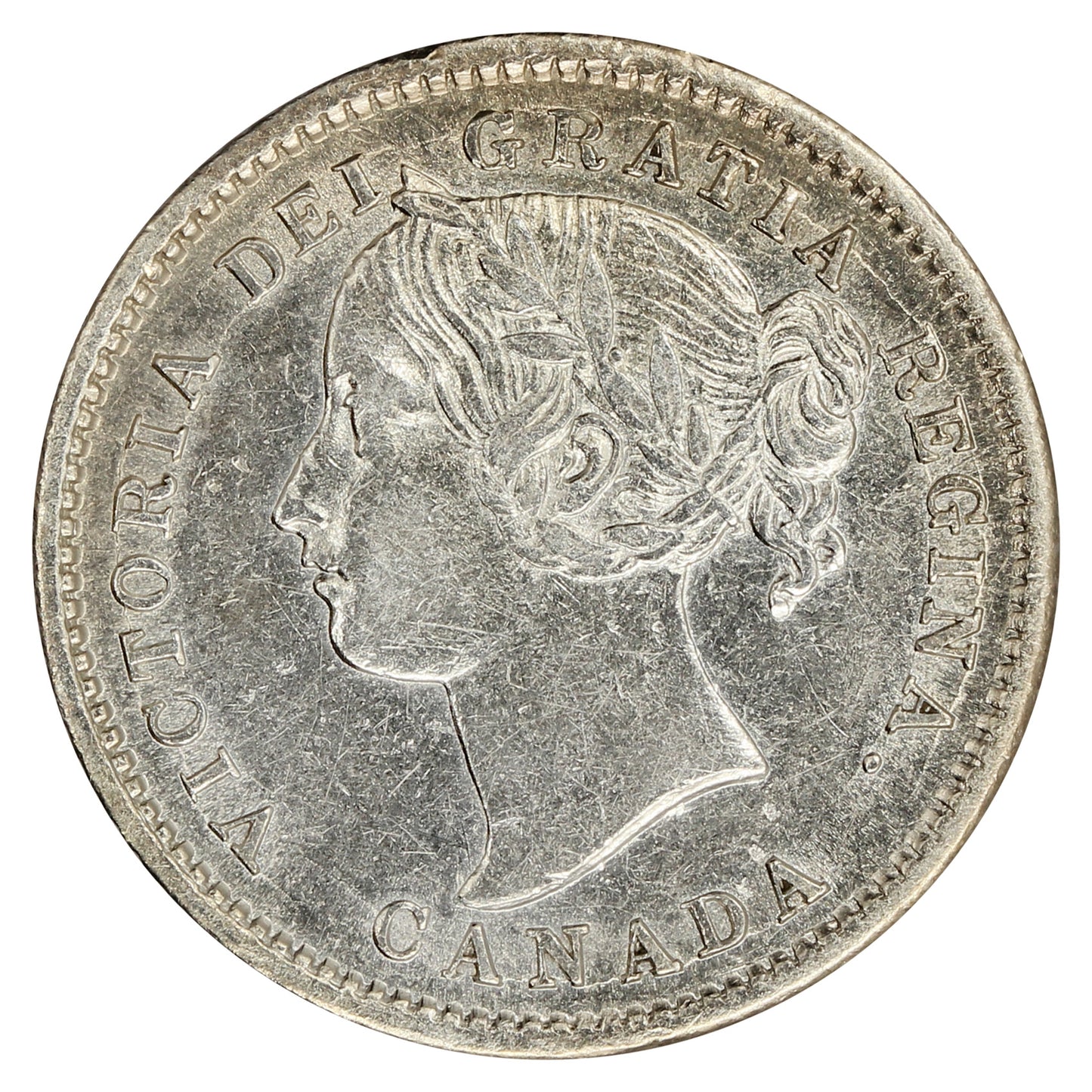 1874H Canada 10-cents Extra Fine (EF-40) $