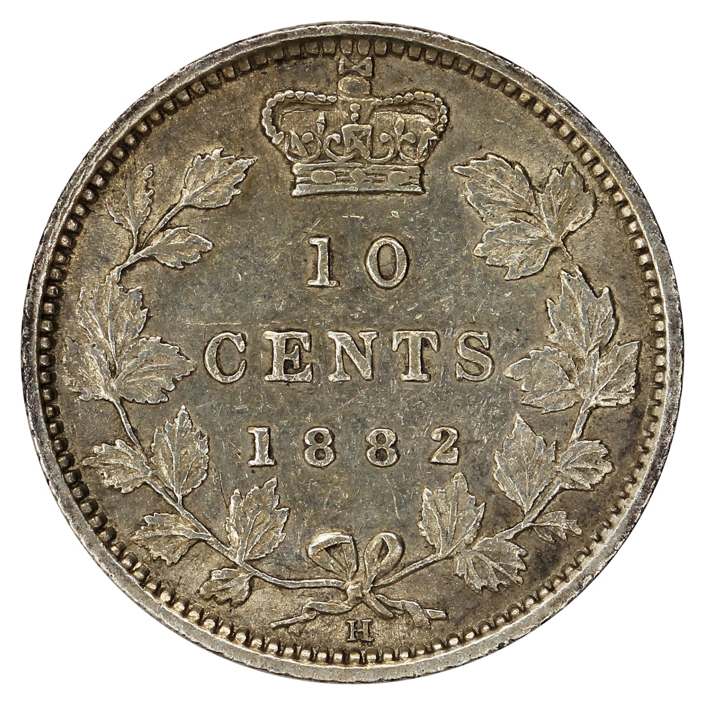 1882H Canada 10-cents Extra Fine (EF-40) $