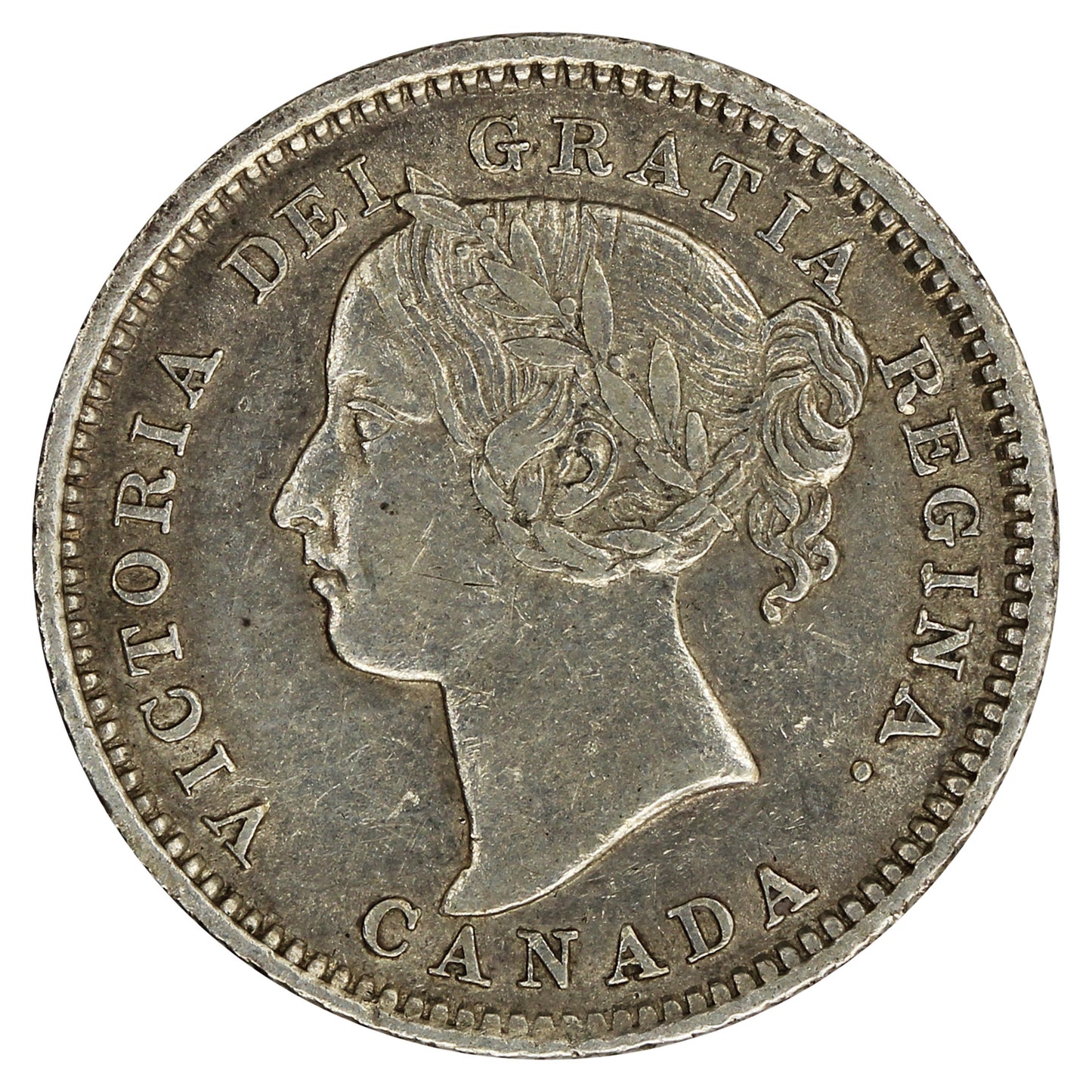 1882H Canada 10-cents Extra Fine (EF40) $