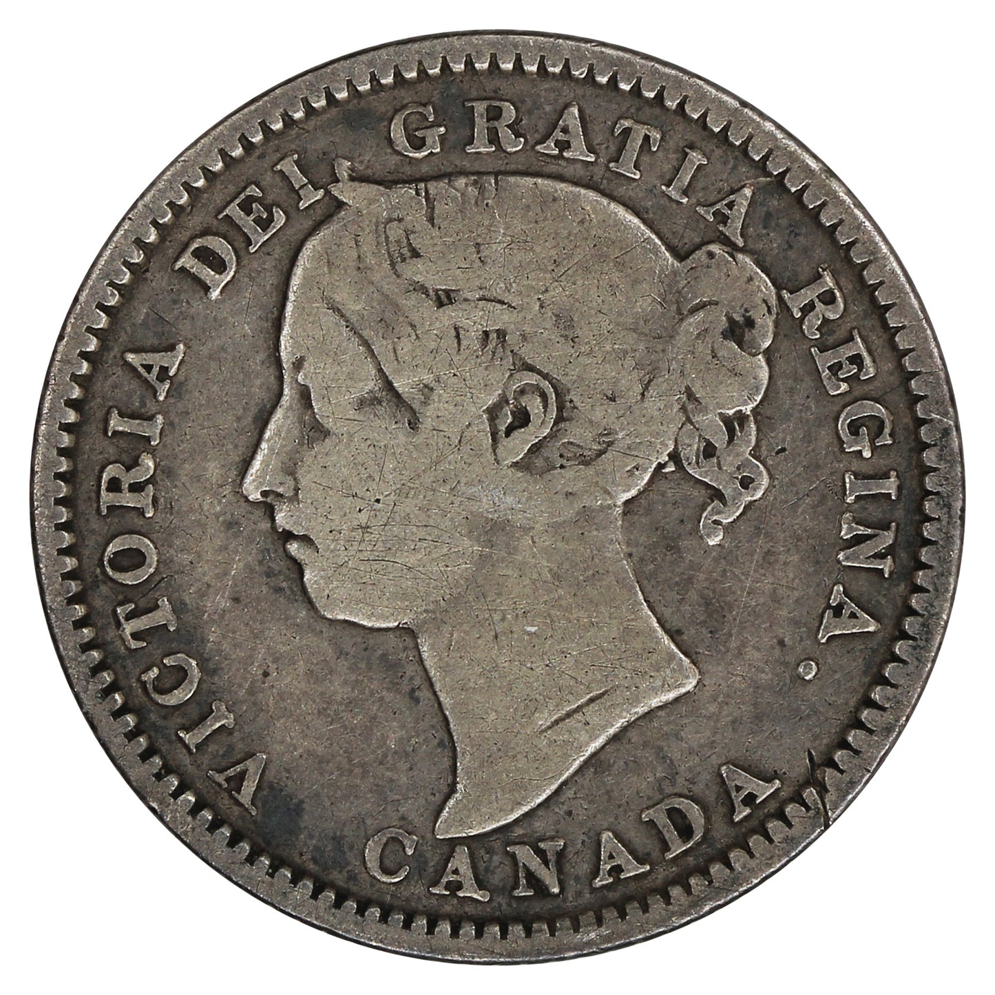 1887 Canada 10-cents Very Good (VG8) $