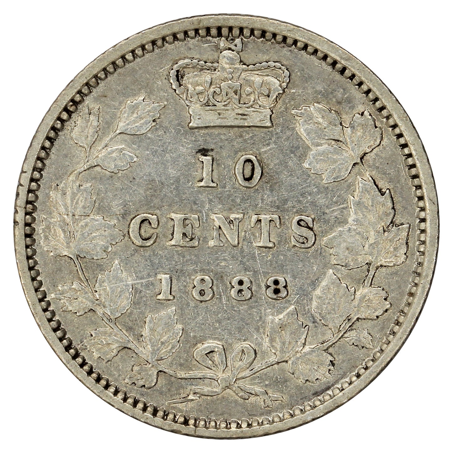1888 Canada 10-cents VF-EF (VF-30) $