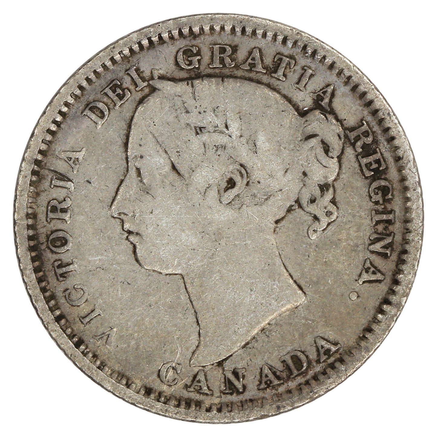 1888 Canada 10-cents Fine (F12)