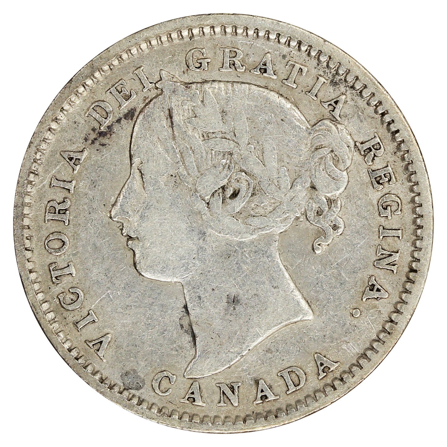 1899 Large 9's Canada 10-cents F-VF (F-15) $