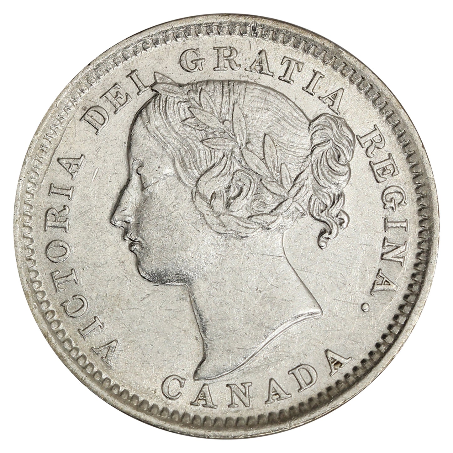 1899 Small 9's Canada 10-cents Extra Fine (EF40) $