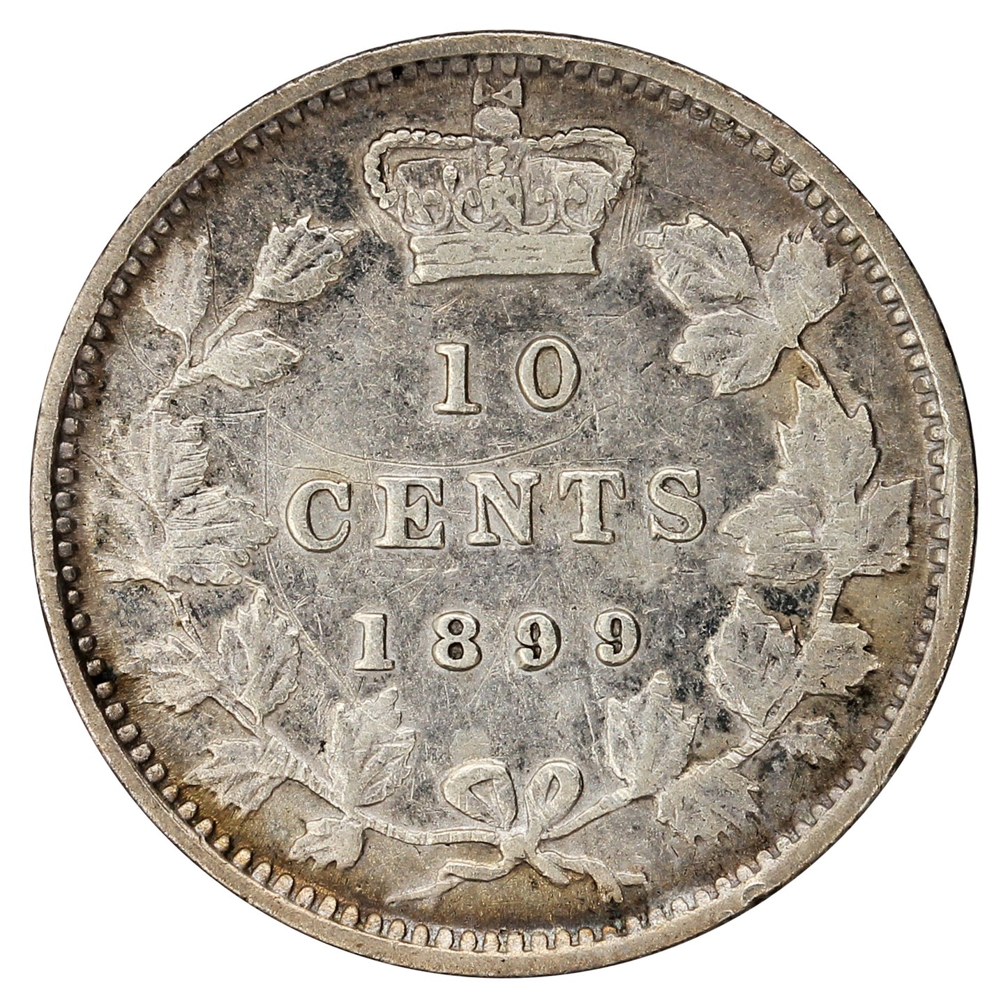 1899 Small 9's Canada 10-cents VF-EF (VF-30) $