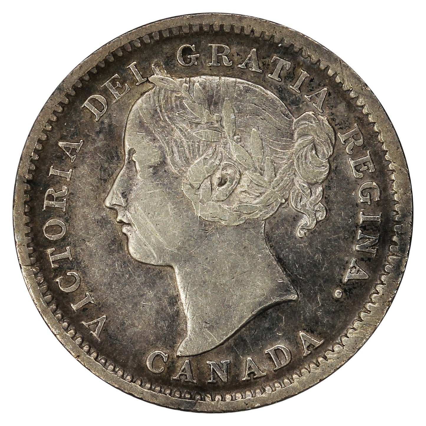 1899 Small 9's Canada 10-cents VF-EF (VF-30) $