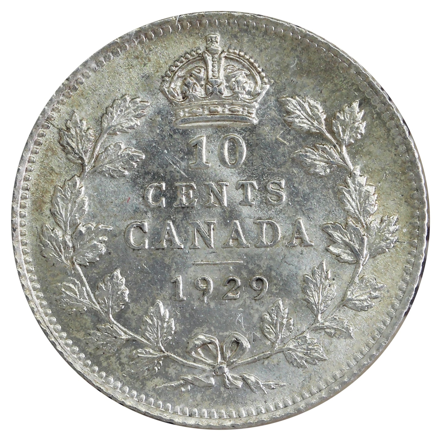 1929 Canada 10-cents ICCS Certified MS64
