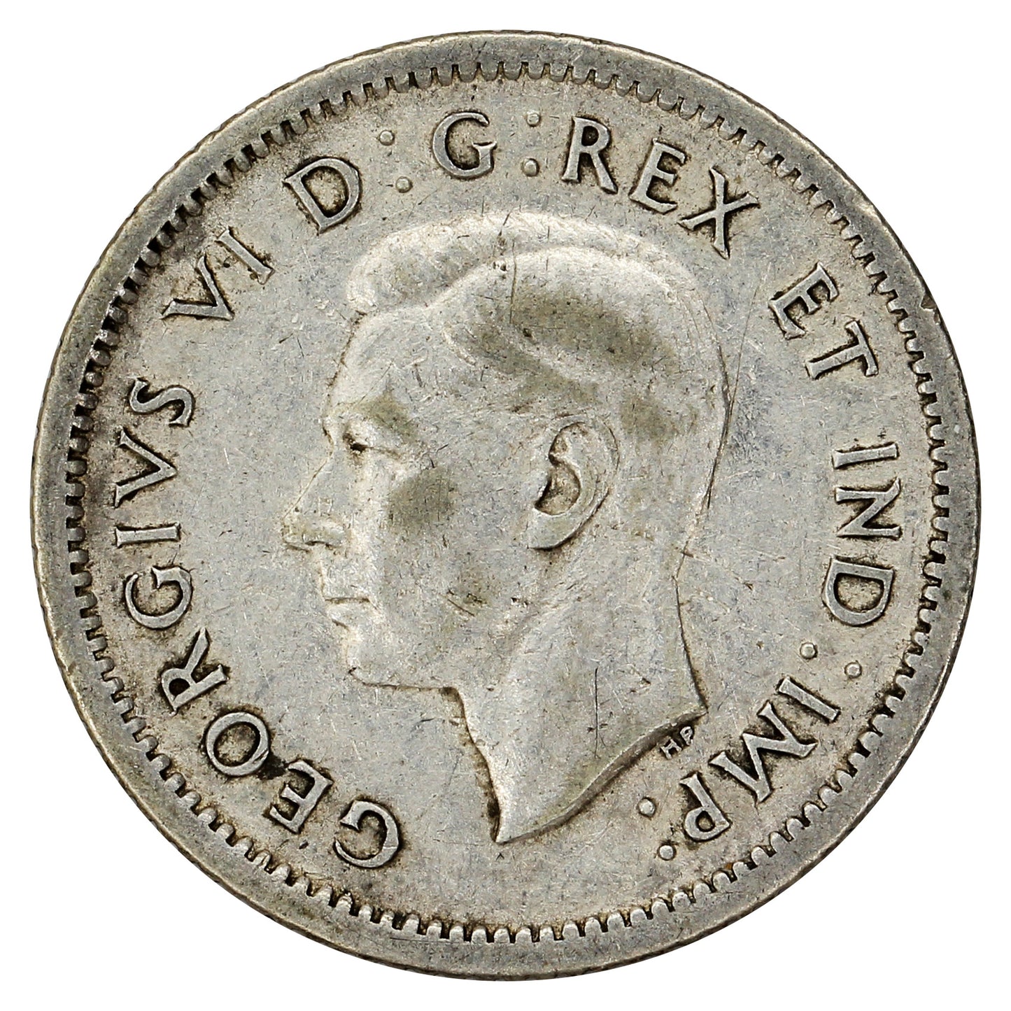 1937 Canada 10-cents Circulated