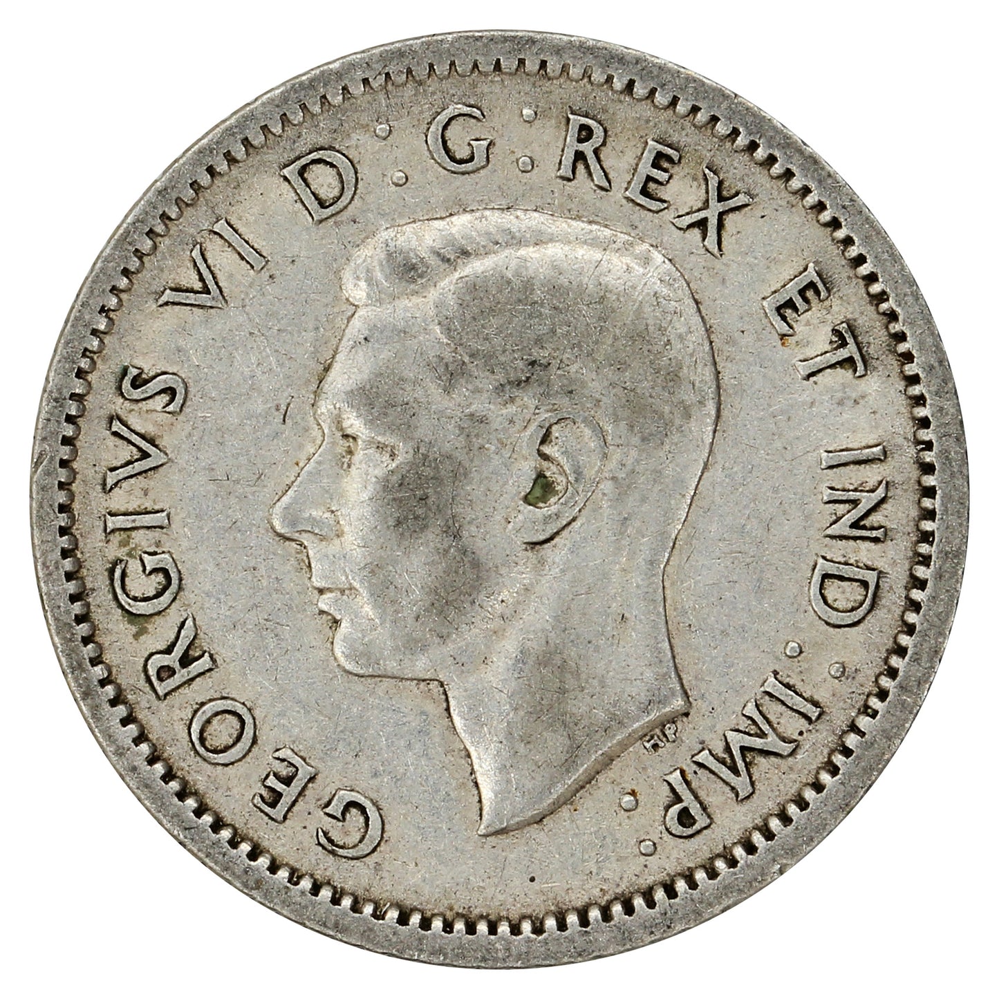 1938 Canada 10-cents Circulated
