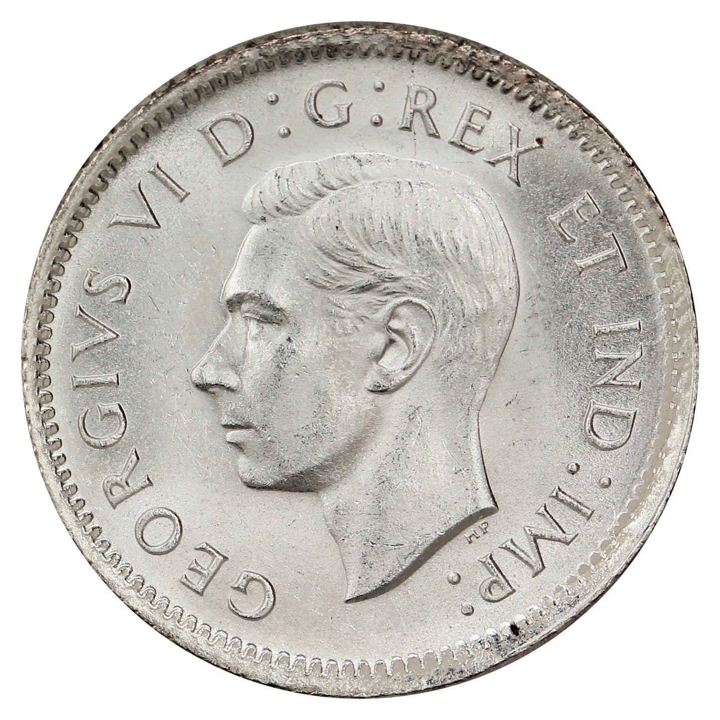 1942 Canada 10-cents Brilliant Uncirculated (MS63) $