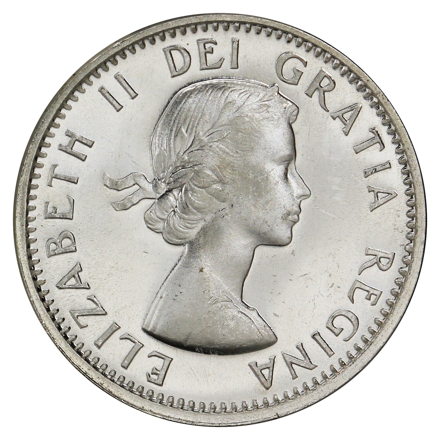 1964 Canada 10-cents Brilliant Uncirculated (MS63)