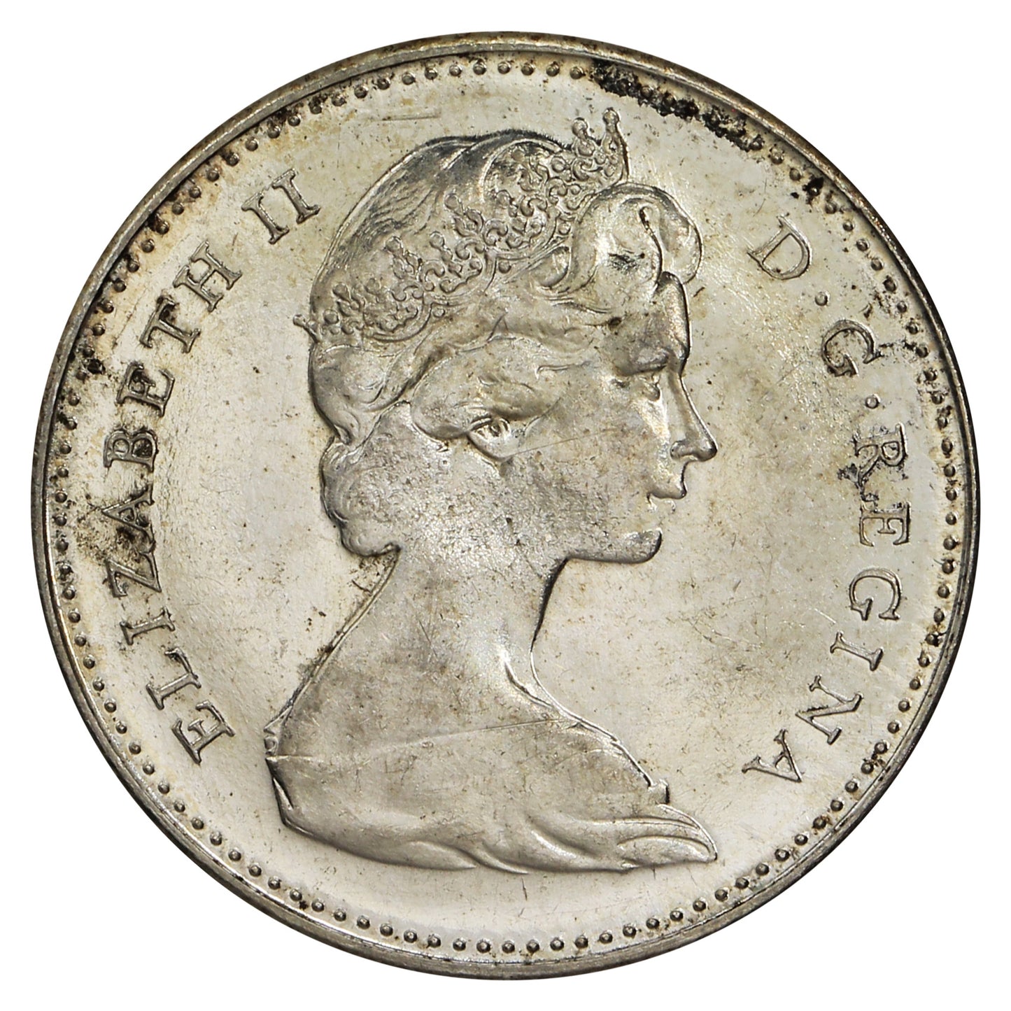 1967 Canada 10-cents Circulated