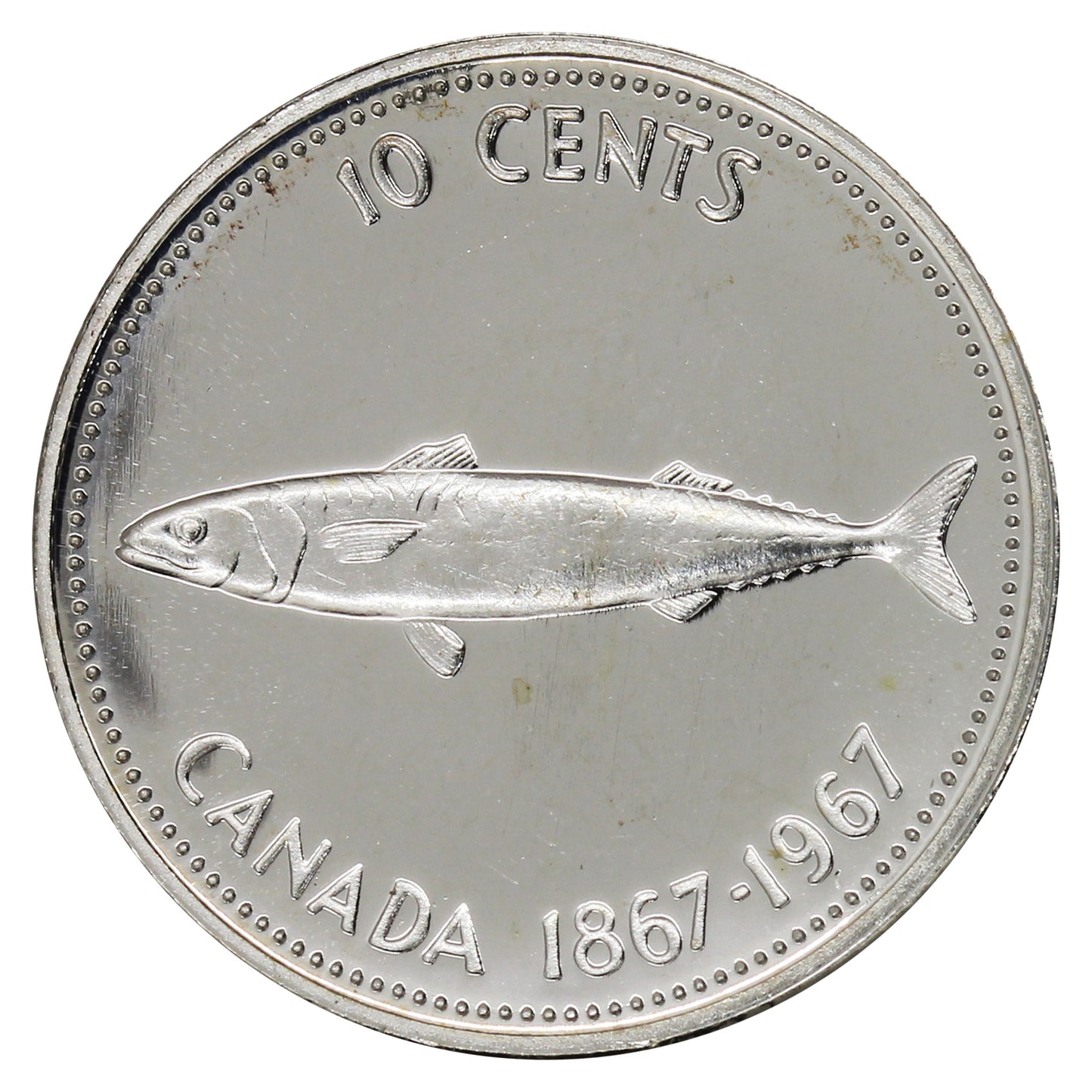 1967 Canada 10-cents Proof Like
