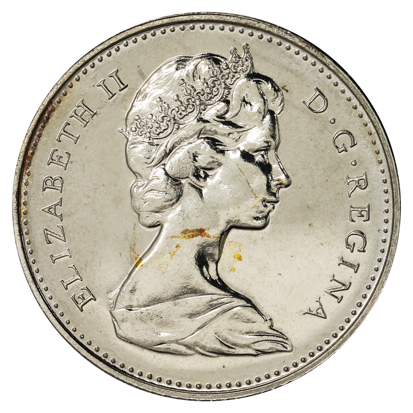 1968 Nickel Canada 10-cents Proof Like