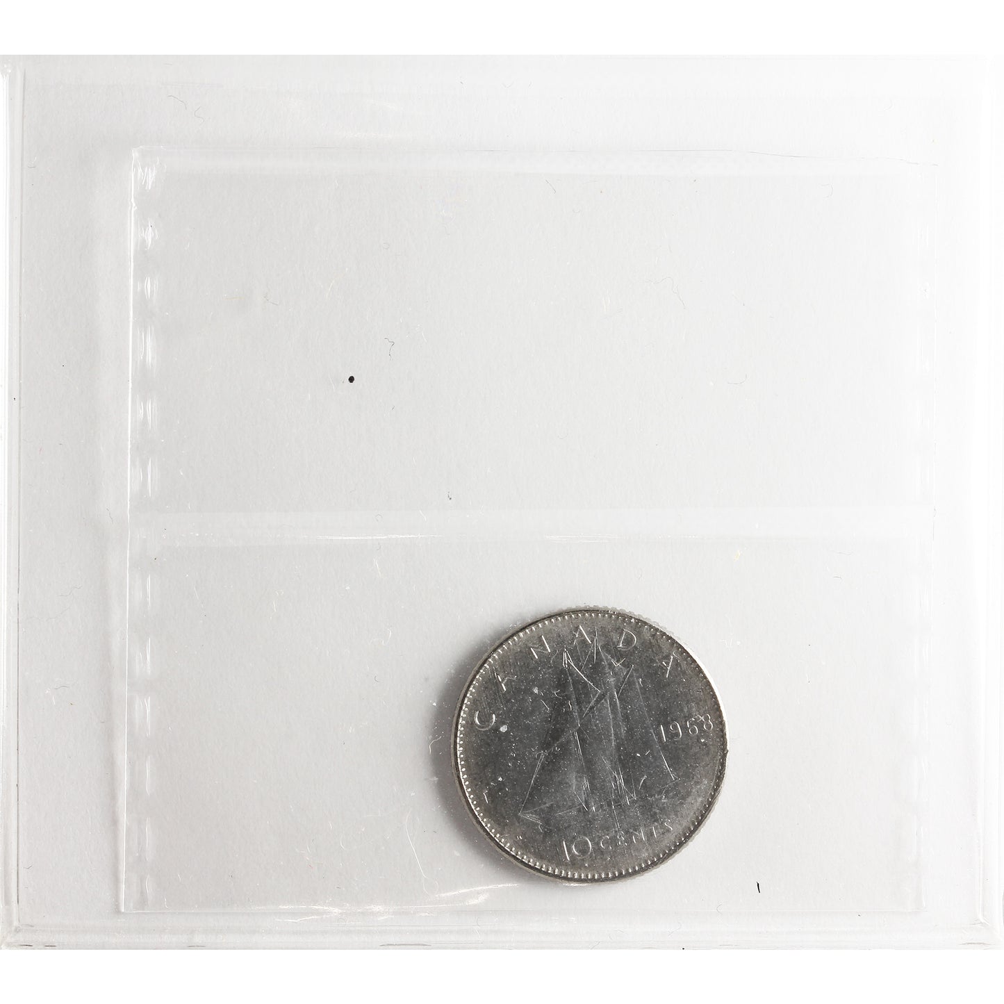 1968 Nickel Canada 10-cents ICCS Certified MS-65