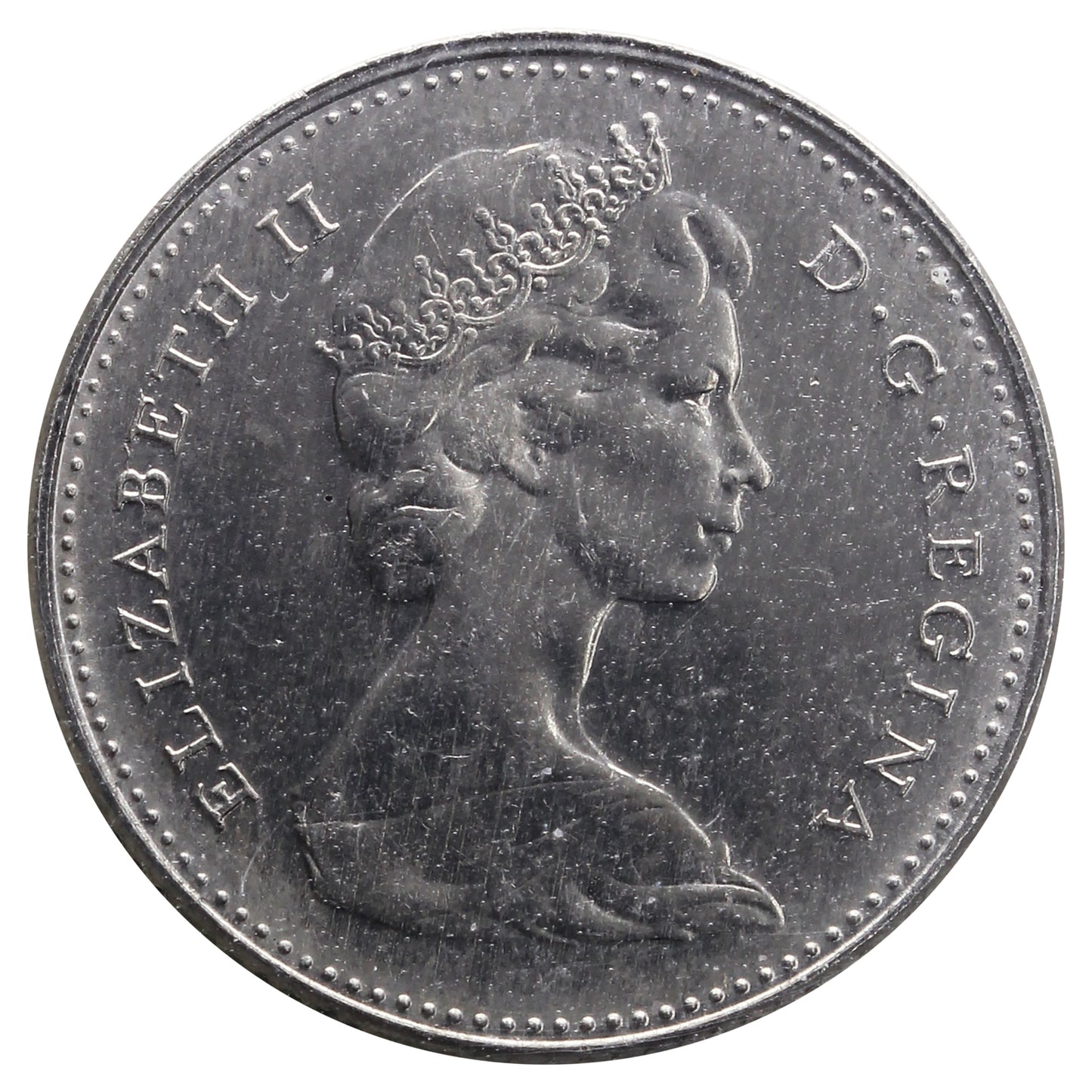1968 Nickel Canada 10-cents ICCS Certified MS-65