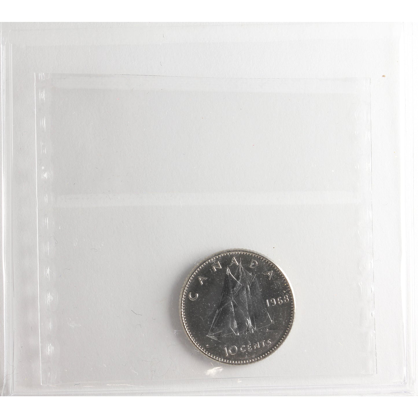1968 Nickel Canada 10-cents ICCS Certified PL-66 Heavy Cameo