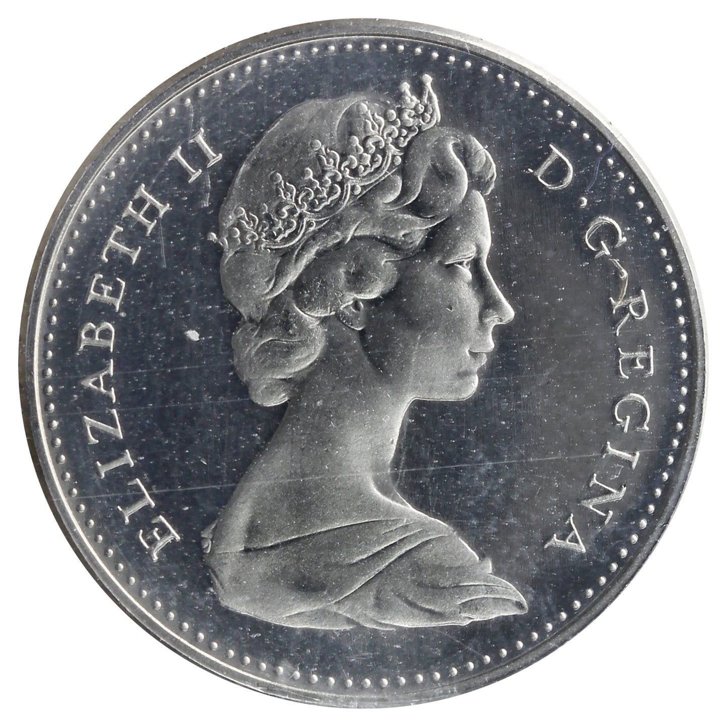 1968 Nickel Canada 10-cents ICCS Certified PL-66 Heavy Cameo