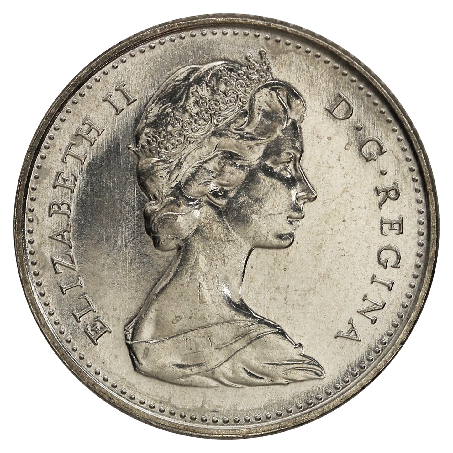 1974 Canada 10-cent Brilliant Uncirculated (MS63)