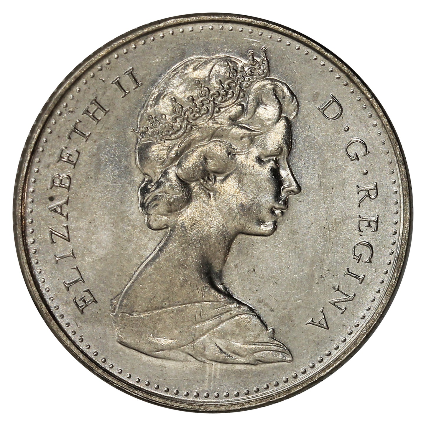 1975 Canada 10-cent Brilliant Uncirculated (MS-63)