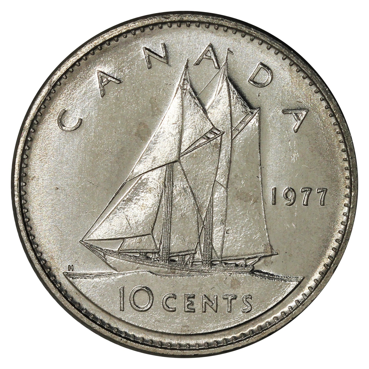 1977 Canada 10-cent Brilliant Uncirculated (MS-63)