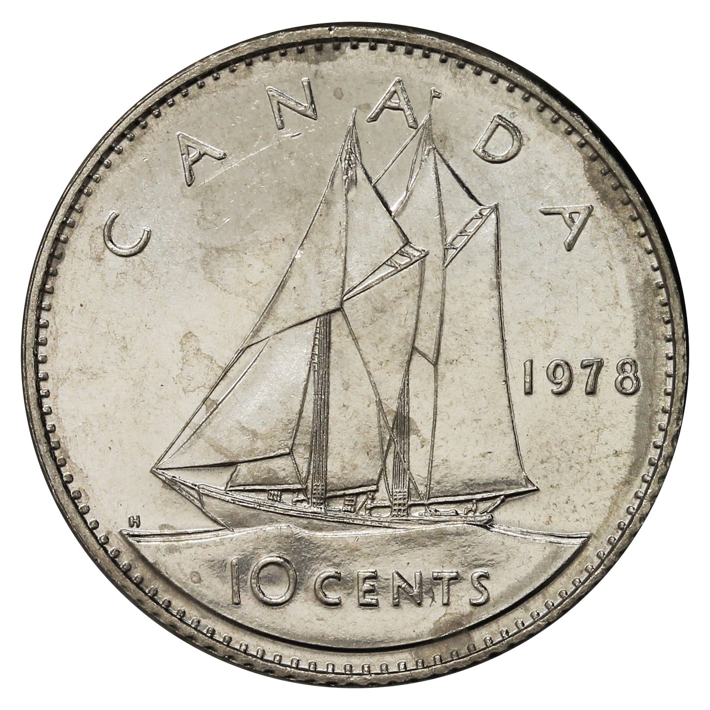 1978 Canada 10-cent Brilliant Uncirculated (MS63)