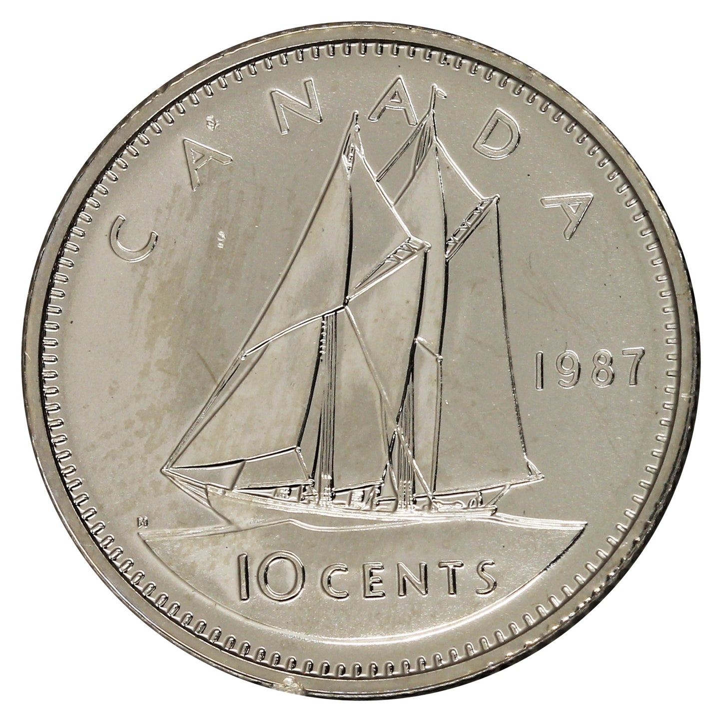 1987 Canada 10-cent Proof Like