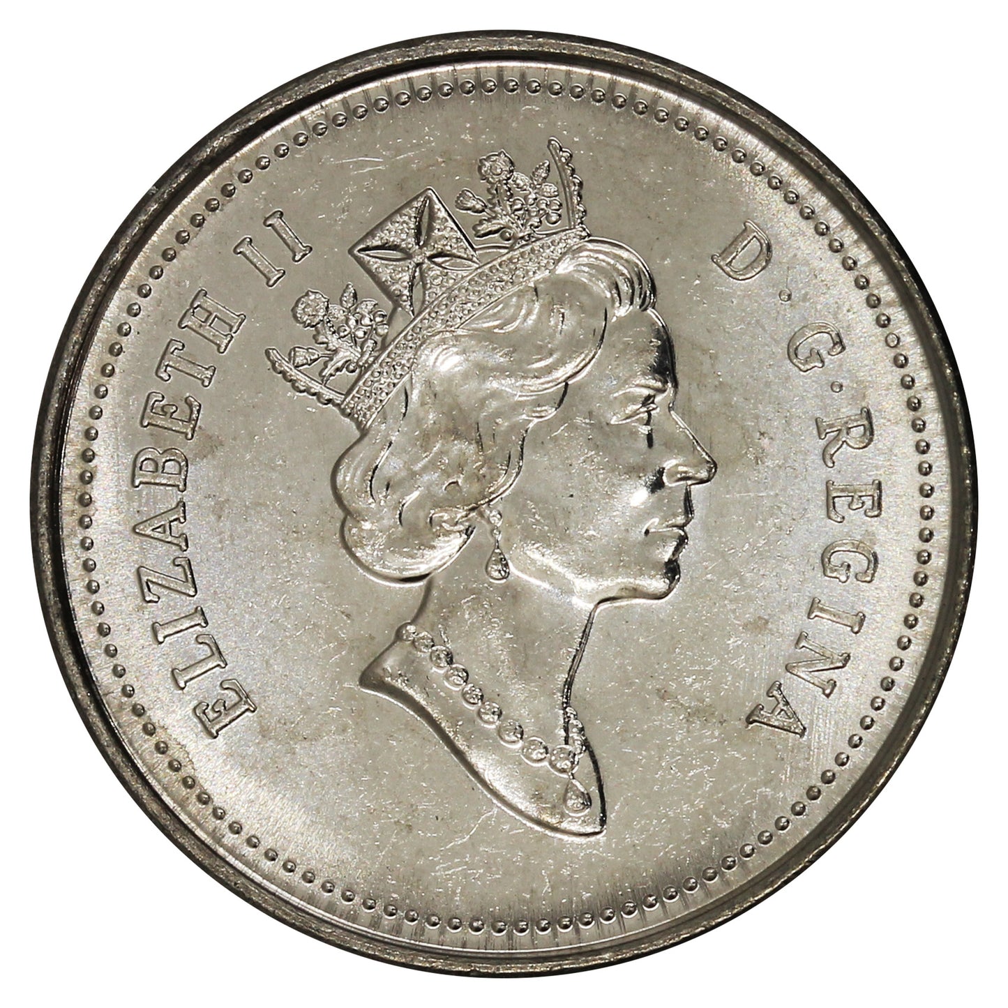 1990 Canada 10-cent Brilliant Uncirculated (MS63)