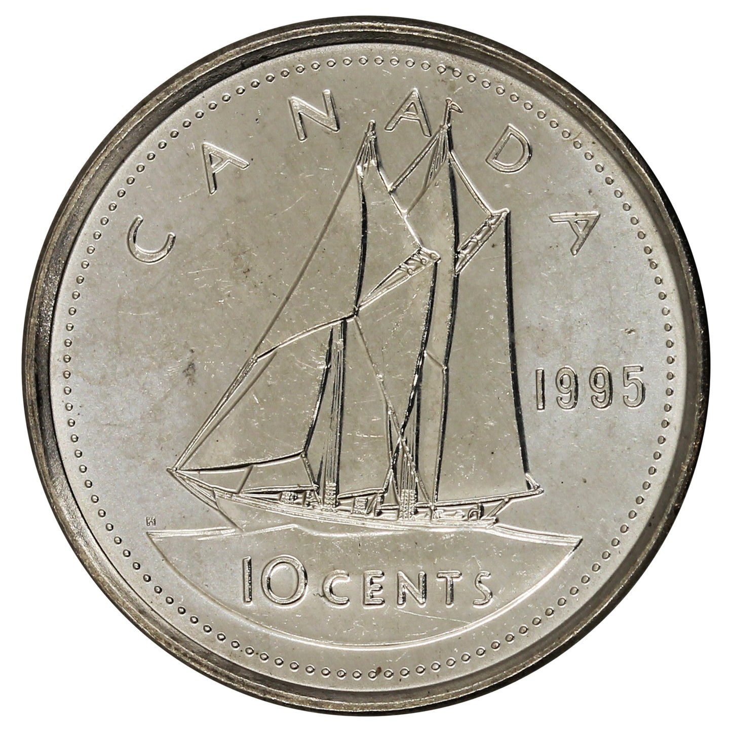 1995 Canada 10-cent Brilliant Uncirculated (MS-63)