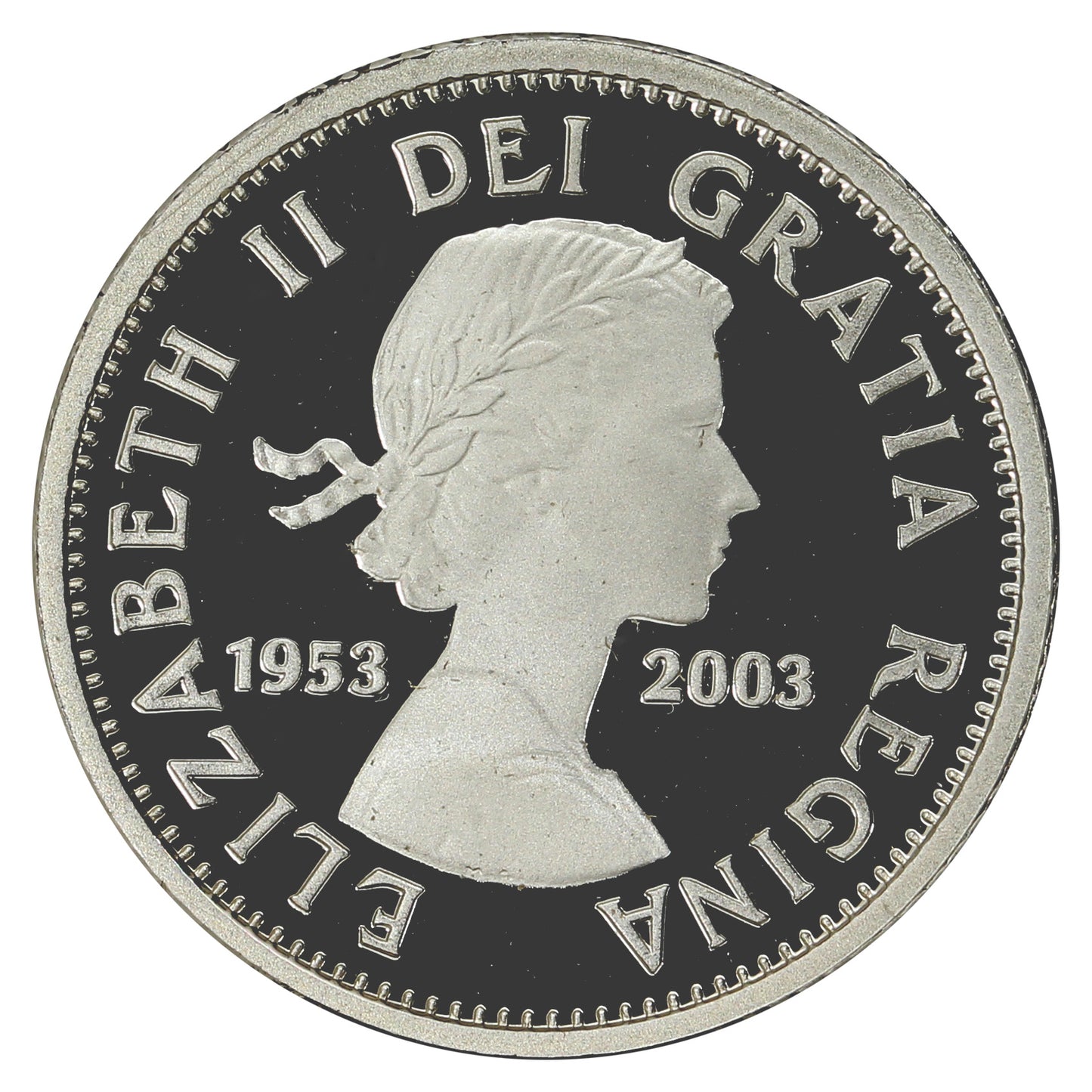 2003 Canada Coronation (1953-2003) 10-cent Silver Proof