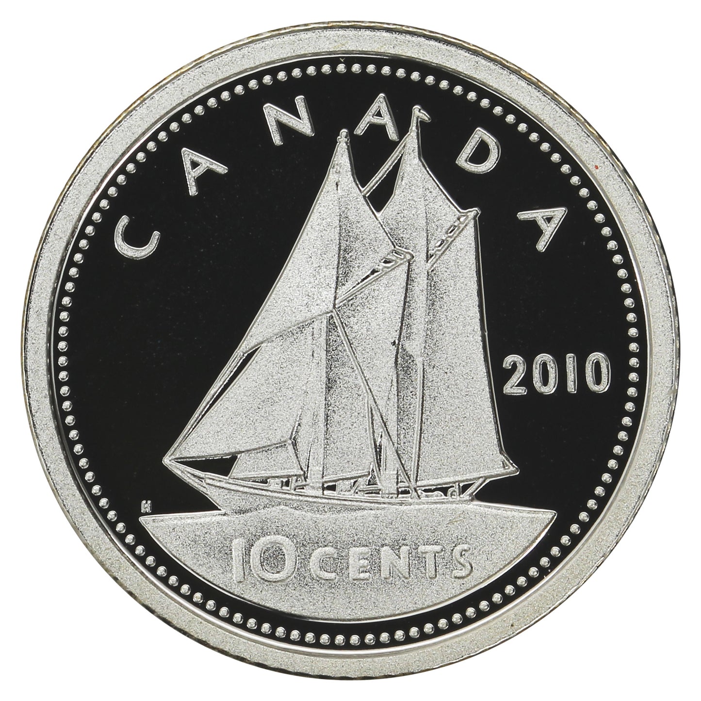 2010 Canada 10-cent Silver Proof