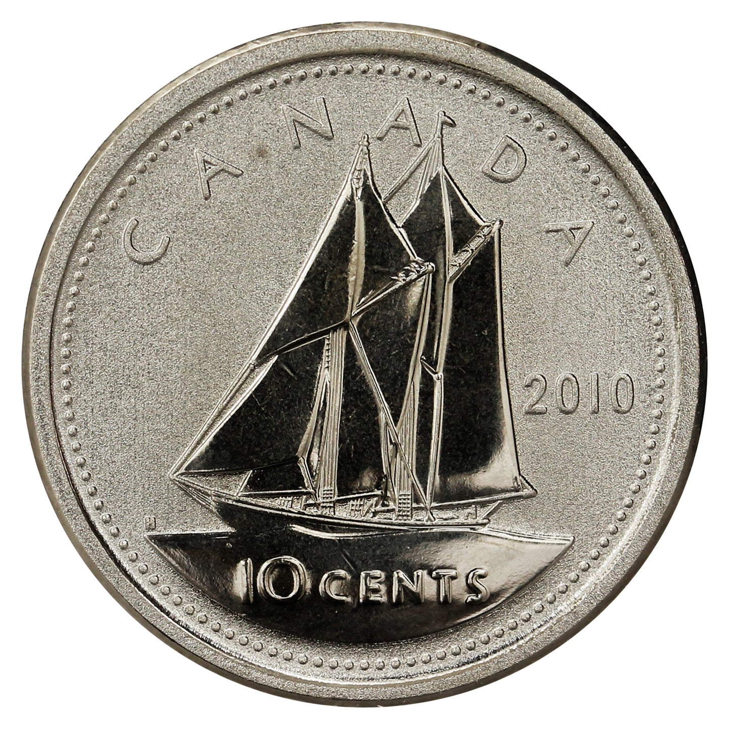 2010 Canada 10-cent Specimen