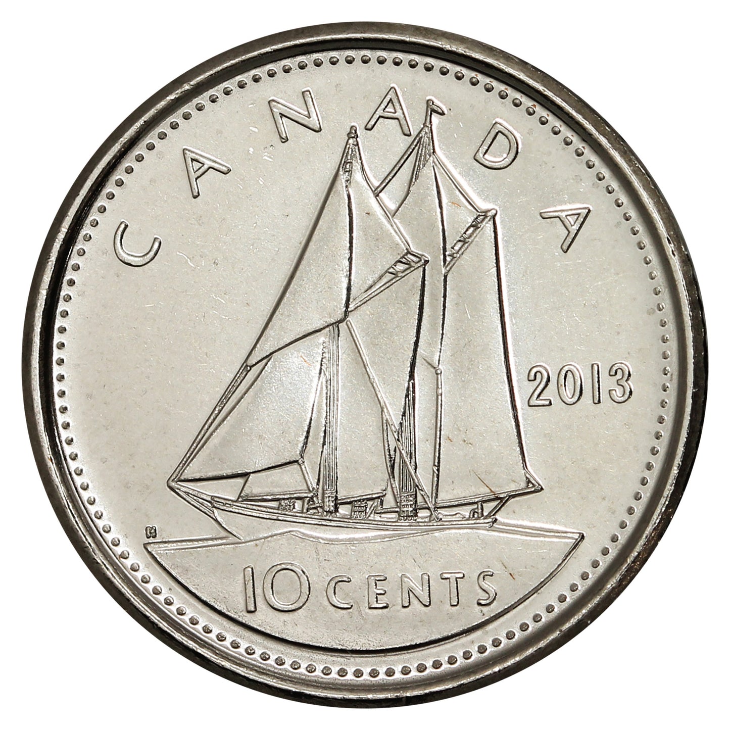 2013 Canada 10-cent Brilliant Uncirculated (MS-63)