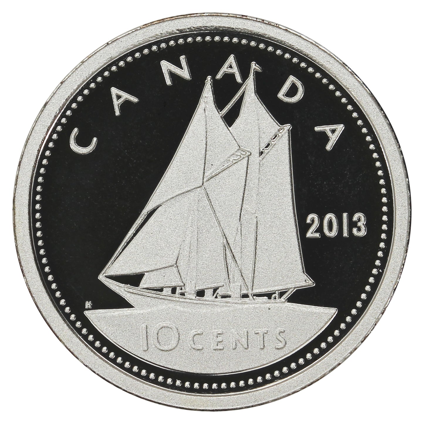 2013 Canada 10-cent Silver Proof (No Tax)