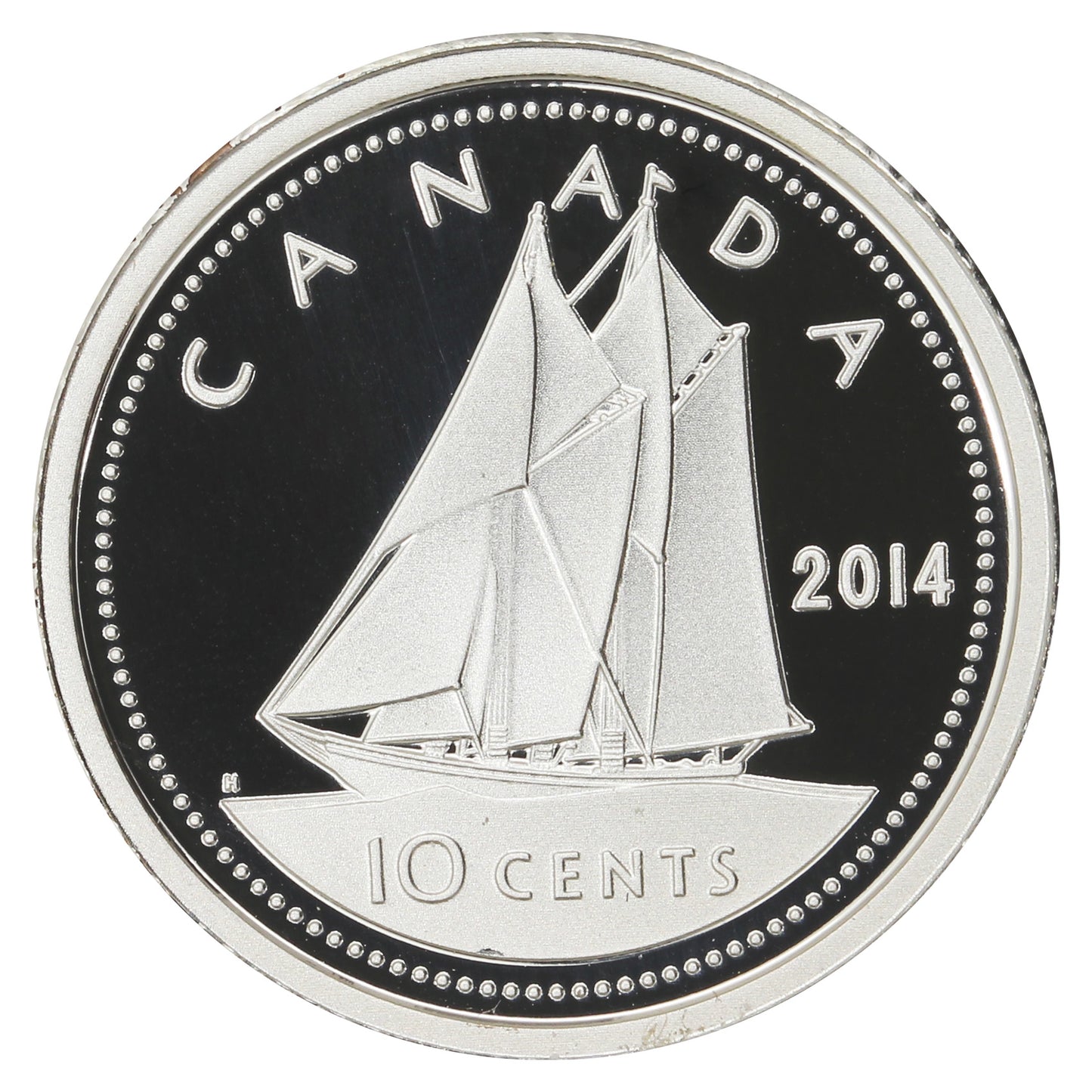 2014 Canada 10-cent Silver Proof (No Tax)