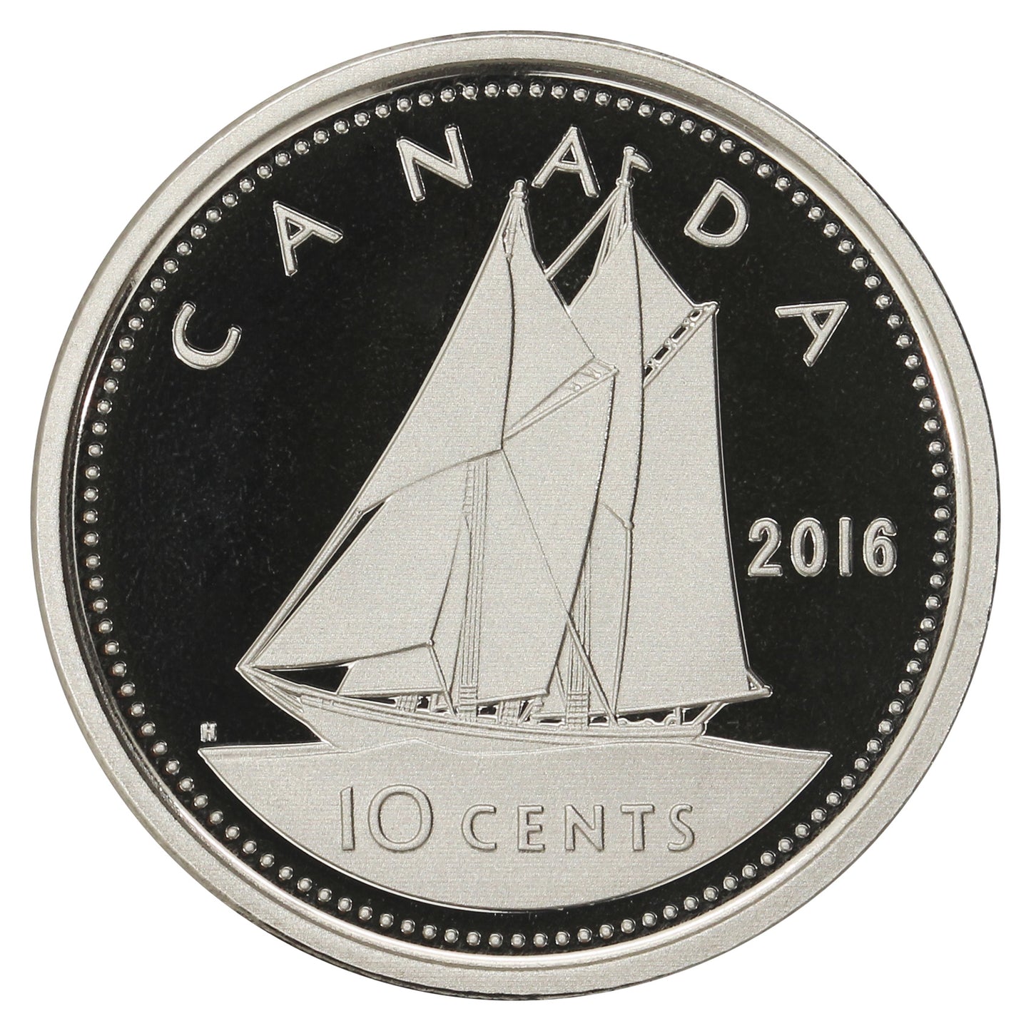 2016 Canada 10-cent Proof (non-silver)