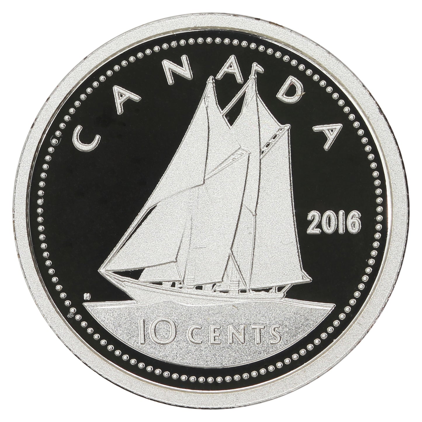 2016 Canada 10-cent Silver Proof (No Tax)