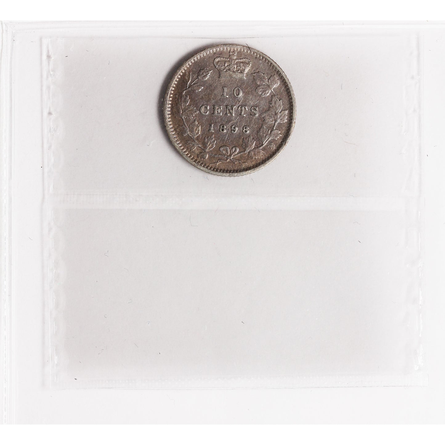 1898 Obv. 6 Canada 10-cents ICCS Certified VF20