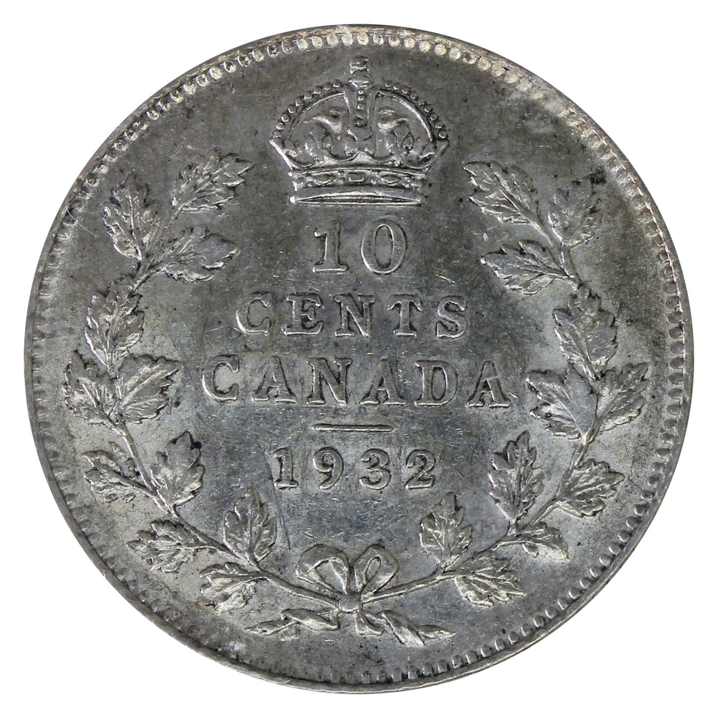 1932 Canada 10-cents ICCS Certified EF-45