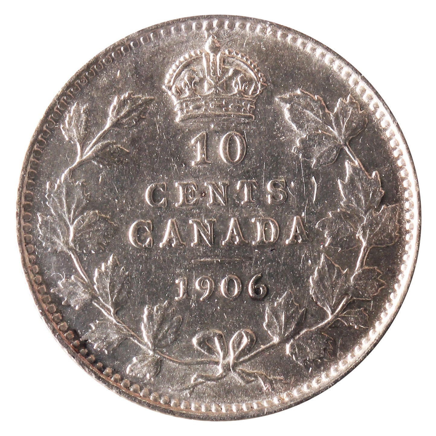 1906 Canada 10-cents ICCS Certified EF40