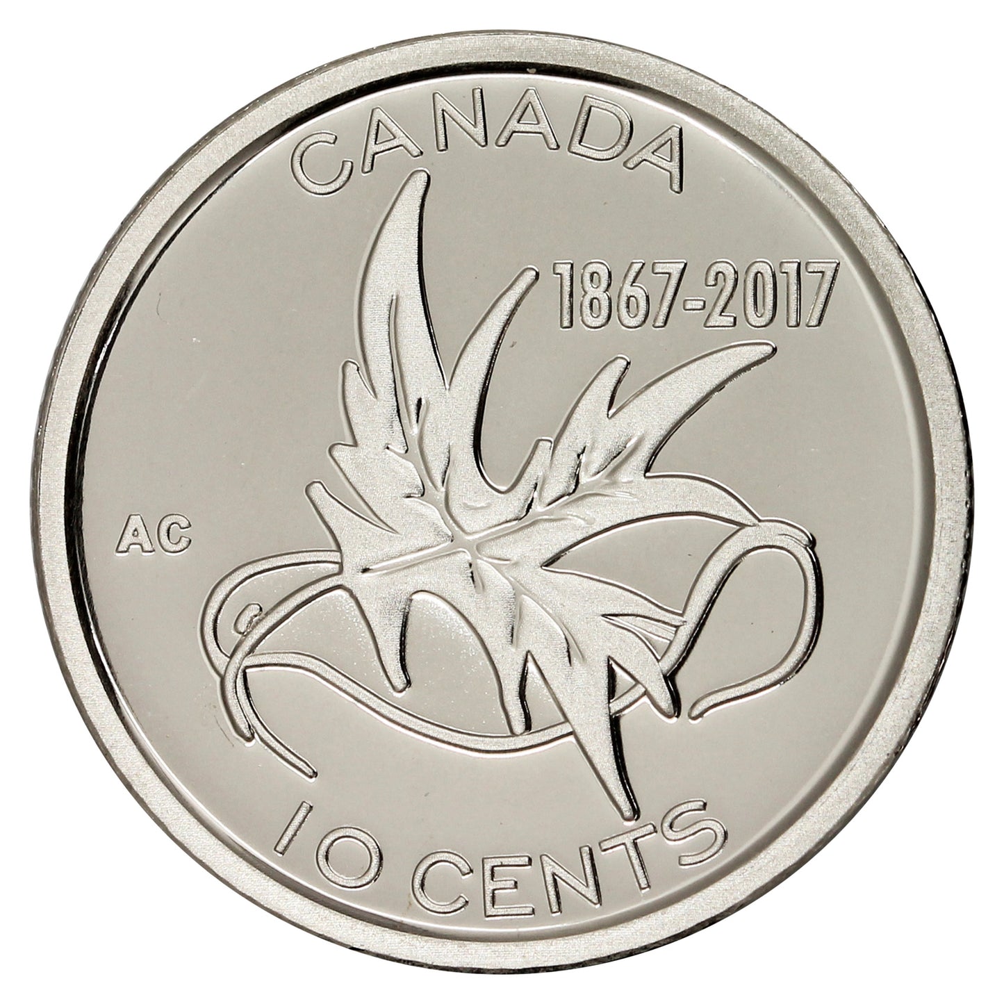 2017 Peace Canada 10-cents Proof (Non-Silver)