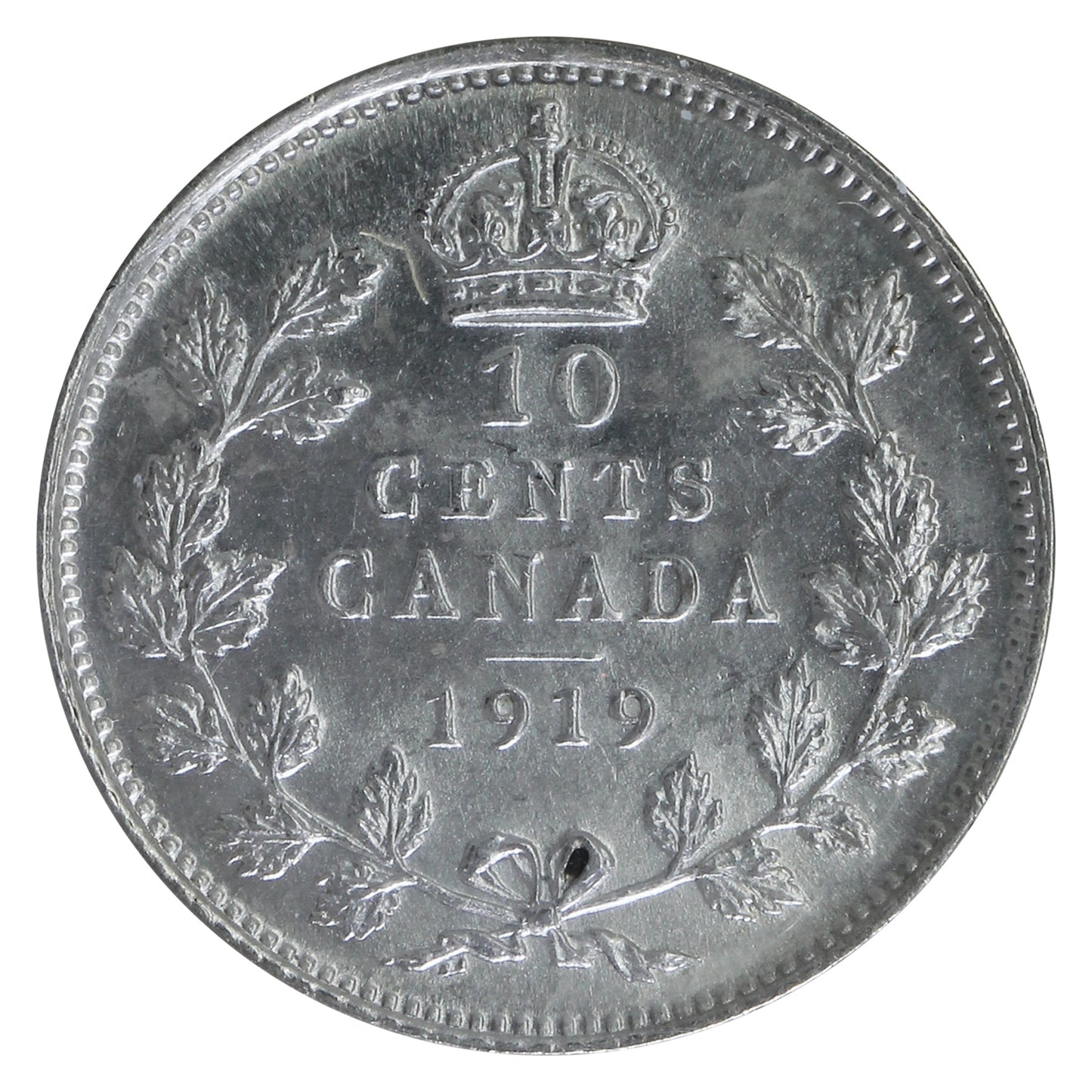1919 Canada 10-cents ICCS Certified MS-62
